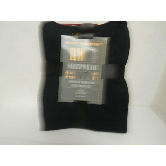 Rugged Wilderness (RW) Men's  2 Piece Sleepwear Black/Red/White Medium New !!! - Picture 1 of 2